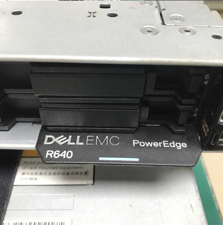 Hot selling 80% new and second-hand Dell R640 1U rack server, with one-year warranty and technical support