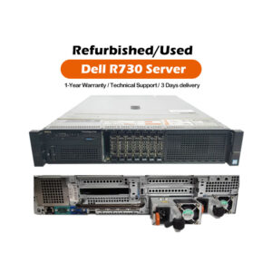 Used Refurbish Dell EMC PowerEdge R730 2u Rack Server with Double E5-2600 V3 V4 Processors（）