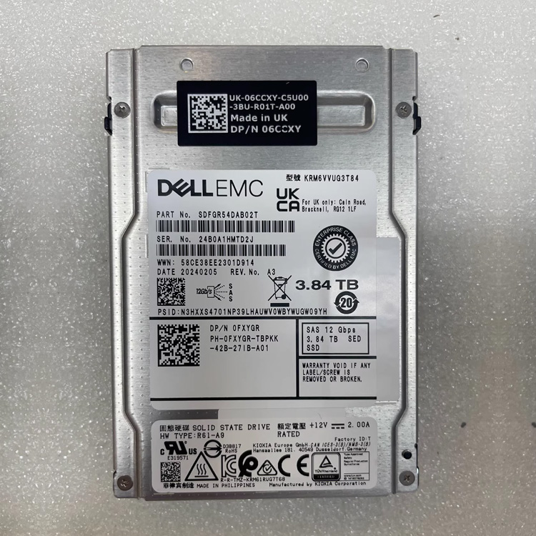 New 0-Power Dell EMC 0FXYGR KRM6VVUG3T84 SAS 12g