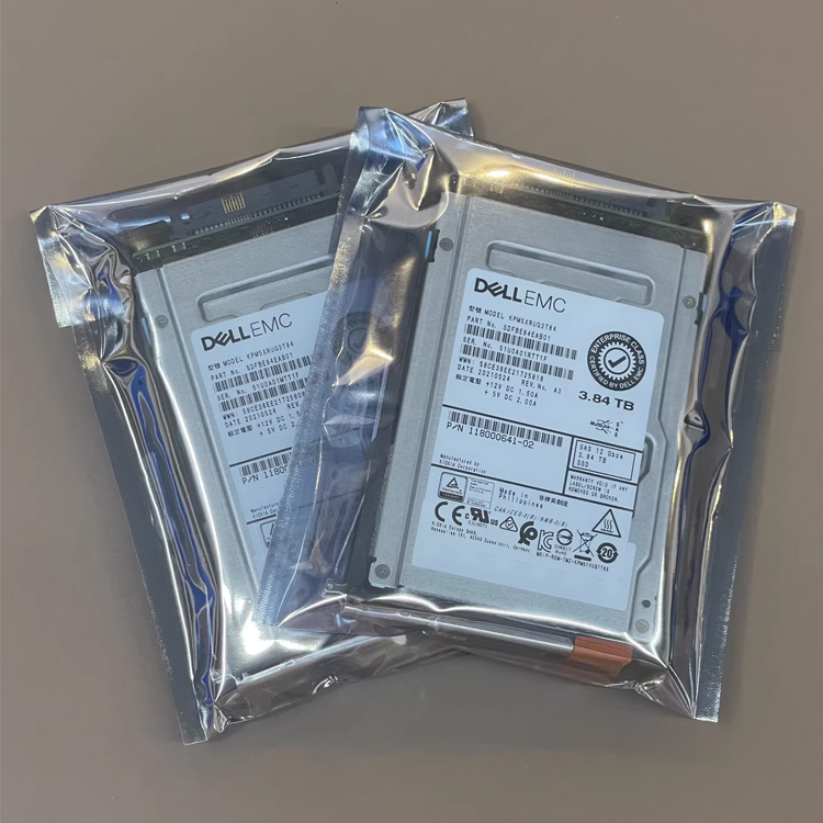 새로운 0-전력 DELL EMC D4F-2SFXL2-3840 005053577 유닛 XT 3.84TB, SAS 엔터프라이즈급 솔리드 스테이트 드라이브, SSD, 12Gbps 인터페이스, 2.5-인치 서버 하드 드라이브