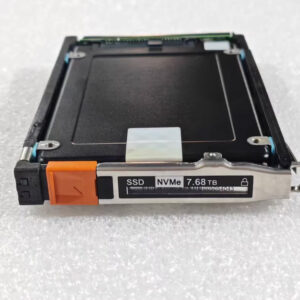Dell EMC 7.68TB NVMe Enterprise Solid State Drive, model 005054043, 2.5-inch, suitable for storage on Dell PowerStore 3000T/5000T and other enterprise servers