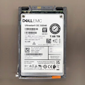 Dell EMC 118999827-01 0B42726 7.68TB SAS 12Gbps 512e 2.5″ WUSTVA176BSS200 0M48D8 005053725 Enterprise SSD