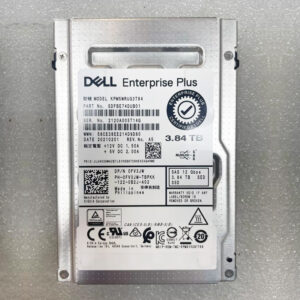 Dell EMC 0MT0R5 3.84TB SAS 12Gbps 2.5-inch enterprise solid state drive, model KPM7XRUG3T84, suitable for enterprise servers