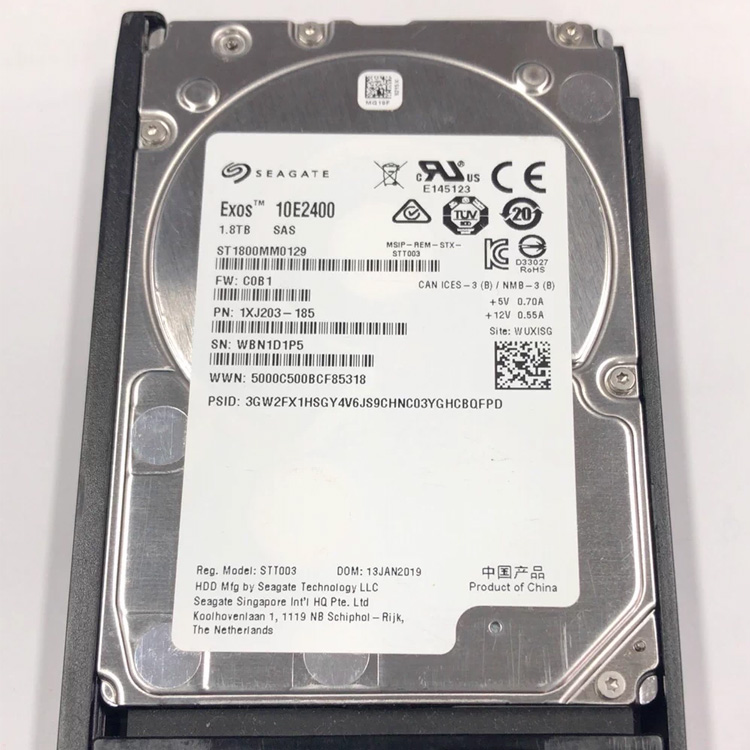 celui de Huawei 2.5 Disques durs SAS HDD pouces 02350GJB STLZ00SAS1800-1,8 To 10 000 tr/min pour OceanStor 5110 5210 5300 5500 5600 6800 V5