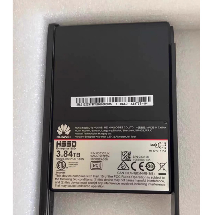 Huaweis 2.5 Inch 02351SCR STLZA5SSD3840-3.84TB SAS Solid-State Drive SSD for OceanStor 5300/5300F/5500/5500F V5
