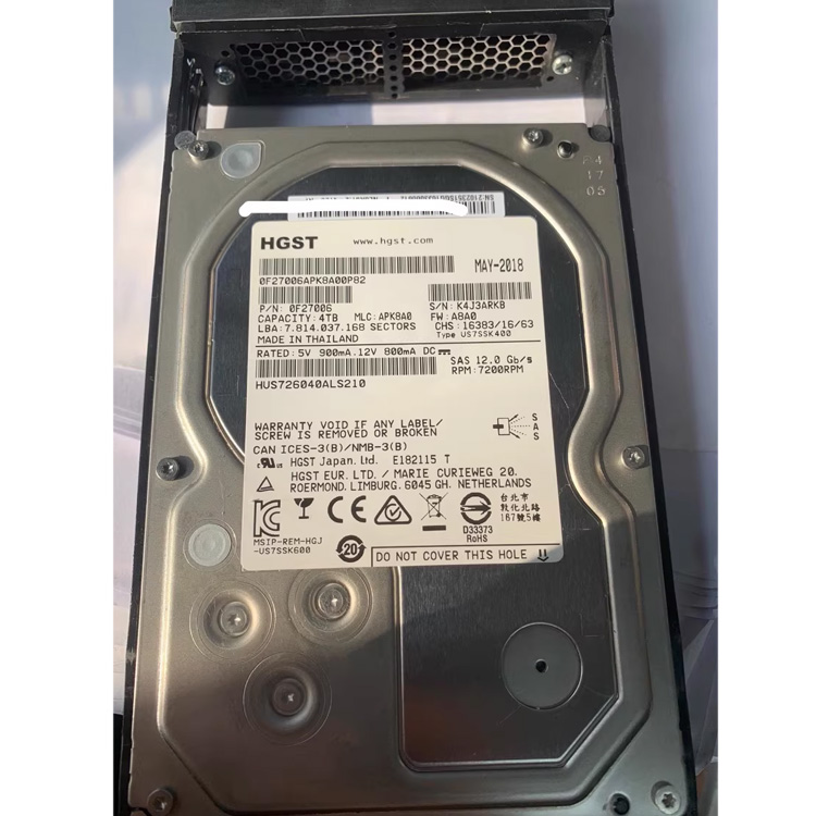 Huawei originales 3.5 Inch 02351SGG STLZD7NS4000-4TB 7.2K RPM NL SAS 4TB Hard Drives HDD for OceanStor 5110/5210/5300/5500 V5