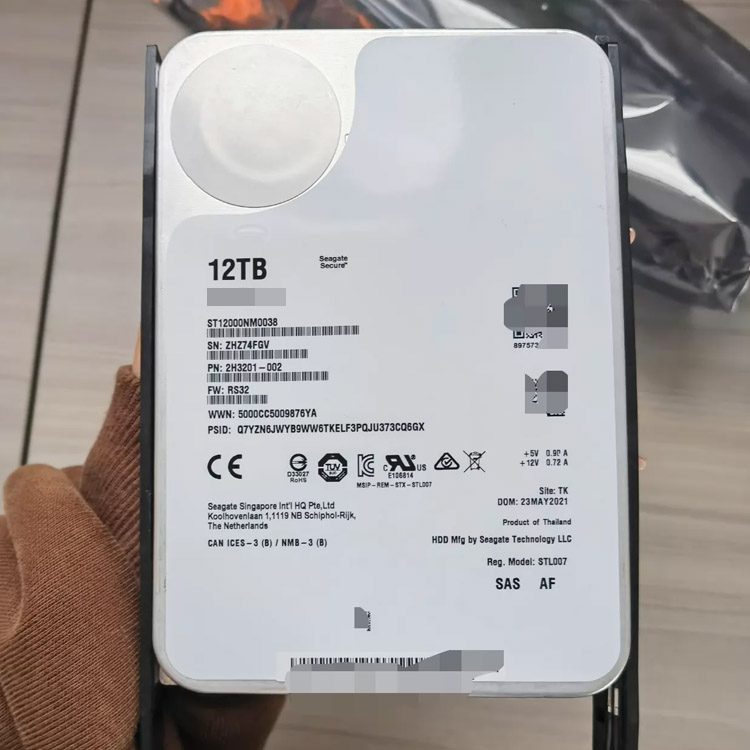 Quello di Huawei 3.5 Disco rigido da 12 TB in pollici 02351VRE STLZA9NS12000 7200 Unità disco rigido SAS RPM per OceanStor 2200 V3