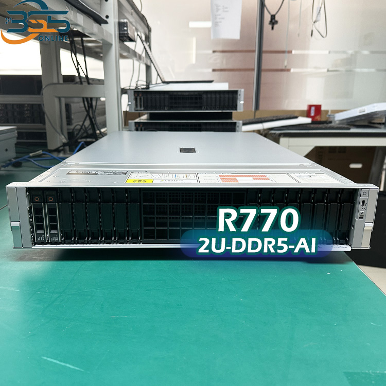 DEll EMC PowerEdge R740 R750 R760 R770 Rack Server with Intel Xeon CPU/2U 2-Socket 2.5/3.5inch 8/12/16/24Sff Chassis