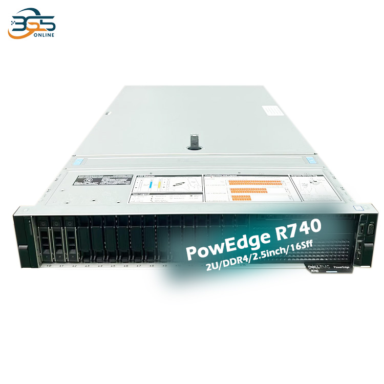 Недорогой стоечный сервер веб-приложений Dell EMC PowerEdge R740 R740xd высотой 2U с версией 2.5″/3.5″ Шасси/процессор Xeon 6240M/128 ГБ ОЗУ