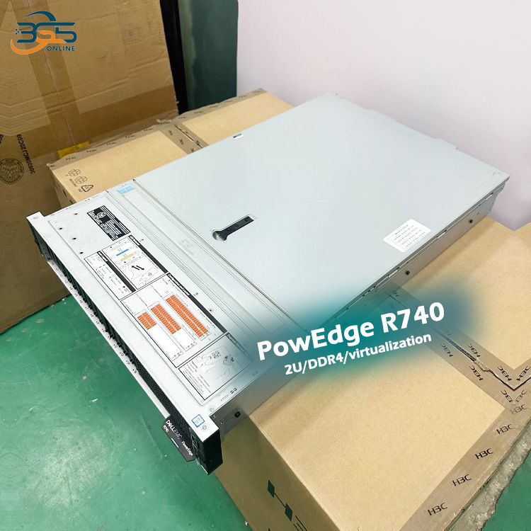OEM-сервер Dell EMC PowerEdge R740 R740xd R740xd2 2U DeepSeek AI с графическим процессором 2.5″/3.5″ Шасси/Intel Xeon Gold/64 ГБ ОЗУ/жесткий диск SSD