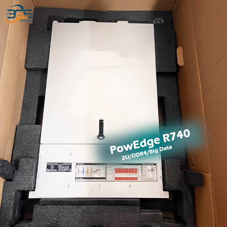 Оригинальный сервер Dell EMC PowerEdge R740 R740xd высотой 2U для монтажа в стойку с процессором Intel Xeon 6240M/H730P/памятью 16 ГБ/жестким диском 600 ГБ
