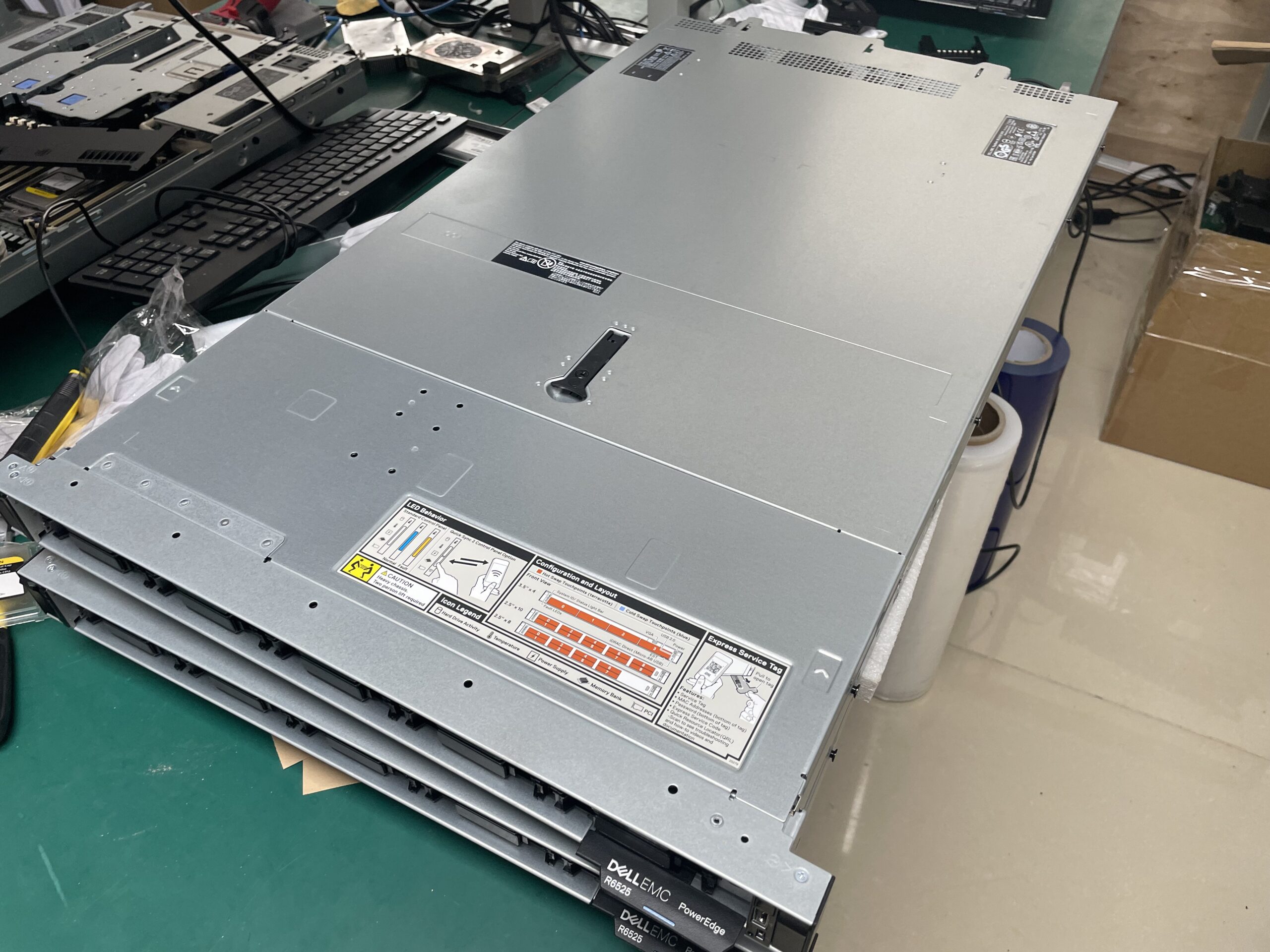 Amd R6525 Server Original 1U Dell PowerEdge EMC R6525 Enterprise Rack Server with AMD ...