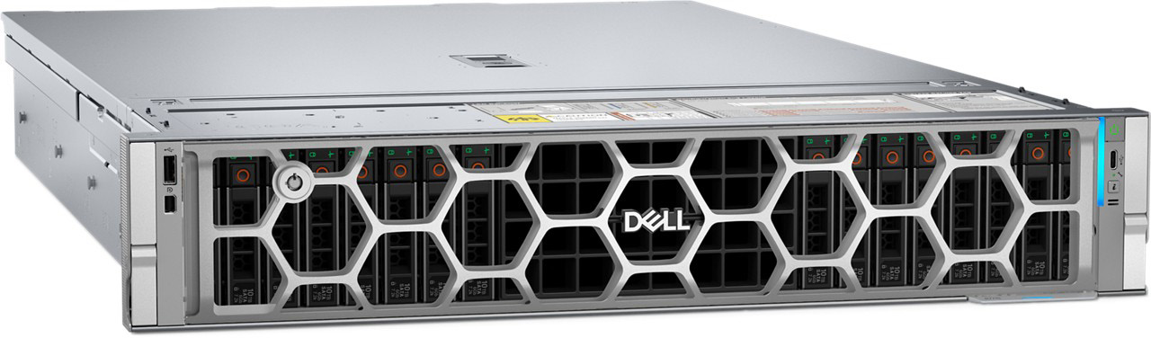 Dell PowerEdge R7715 2U rack server front view