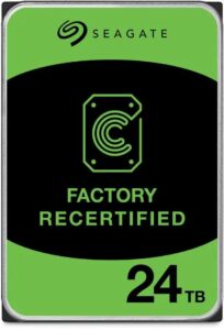 Seagate Exos X24 | 24TB CMR Helium Enterprise Storage