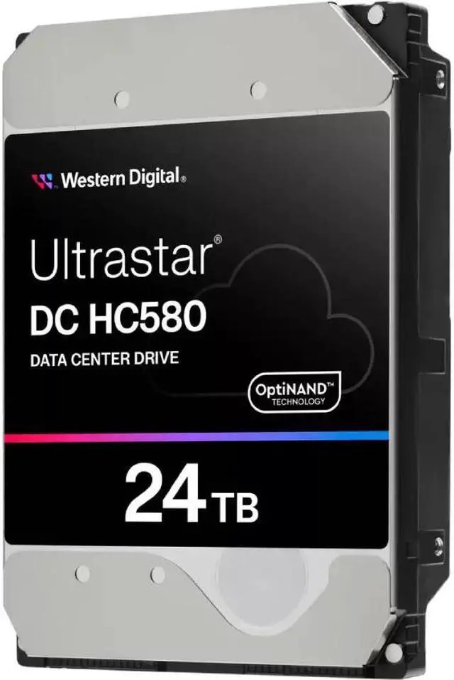 WD Ultrastar HC580 24TB capacity drive