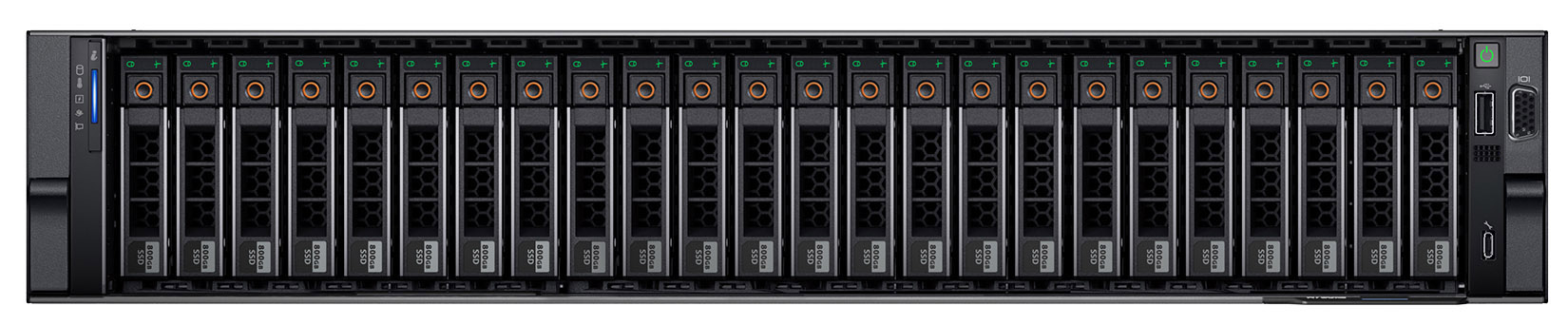 Dell PowerEdge R860 24-bay front view