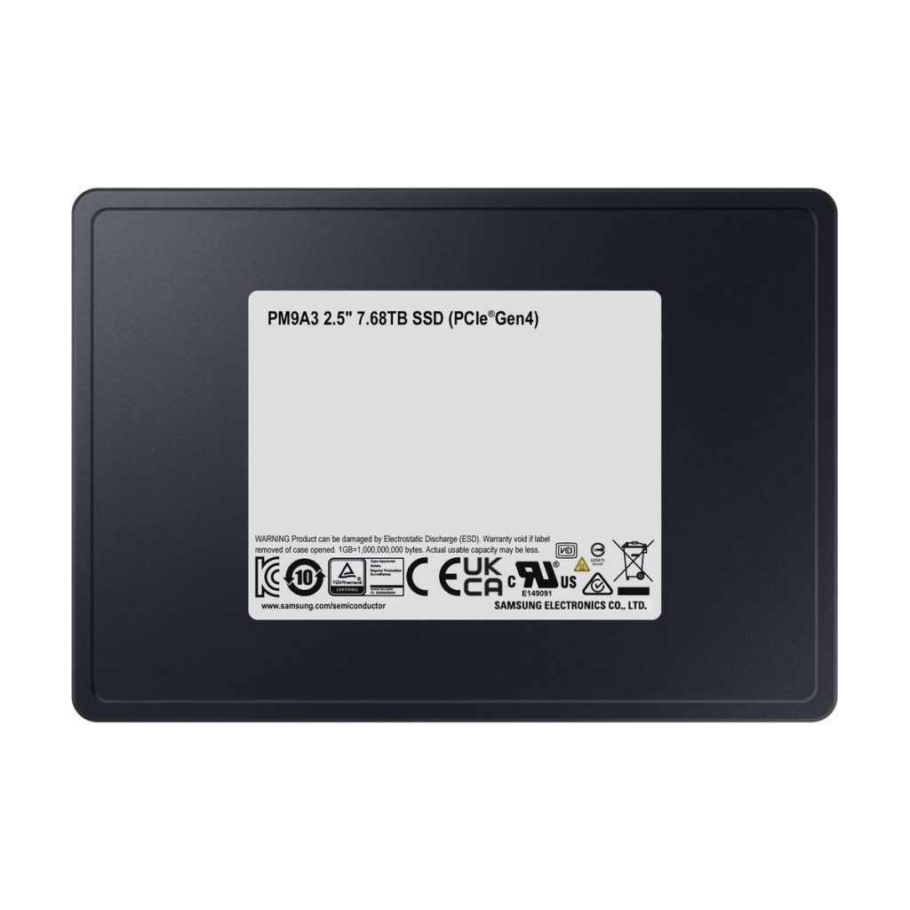 Samsung PM9A3 7.68TB | PCIe 4.0 NVMe Enterprise SSD