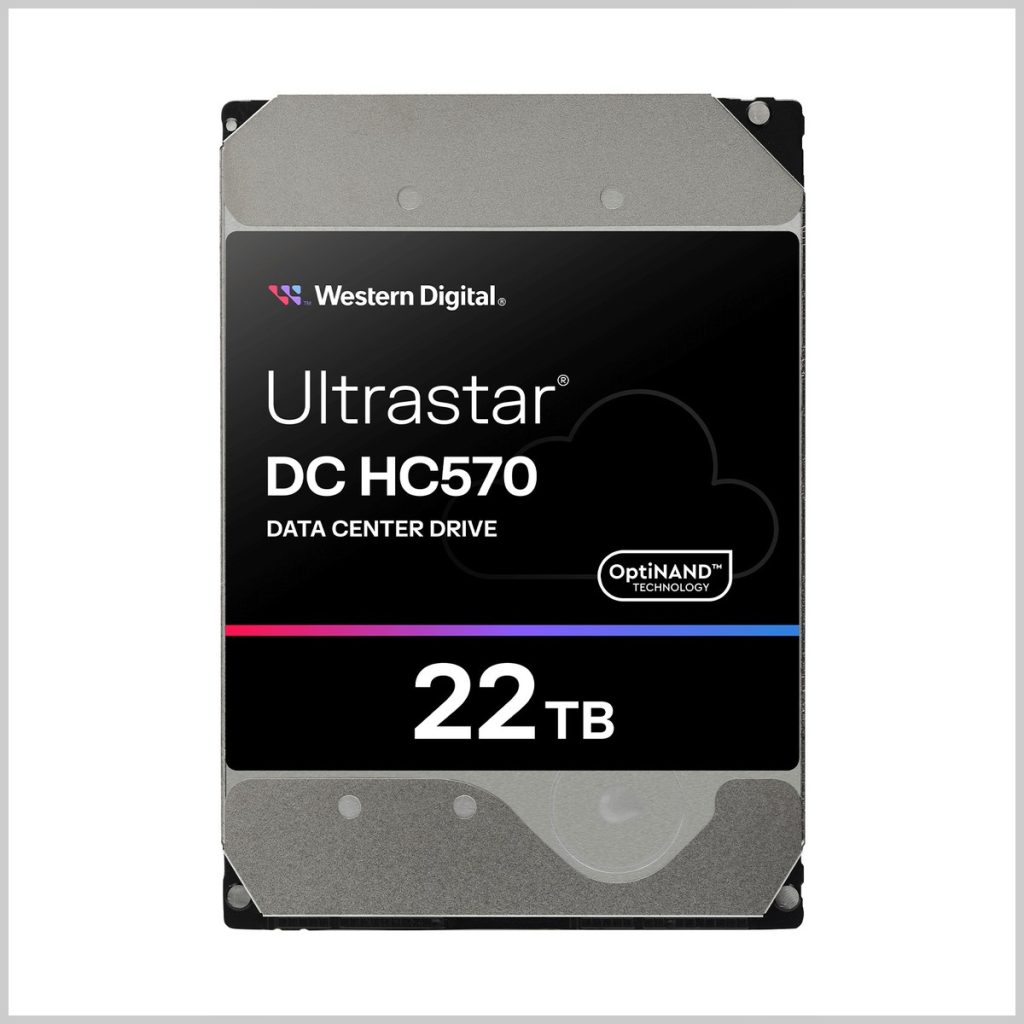 WD Ultrastar DC HC570 22TB | CMR SAS Enterprise HDD