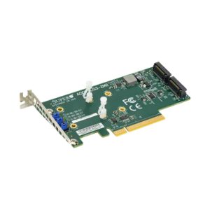 Supermicro AOC-SLG3-2M2 | Dual M.2 NVMe PCIe Adapter Card