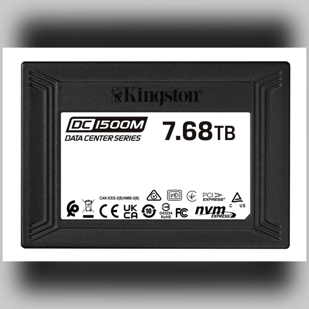 Kingston DC1500M 7.68TB | U.2 NVMe Mixed-Use Enterprise SSD